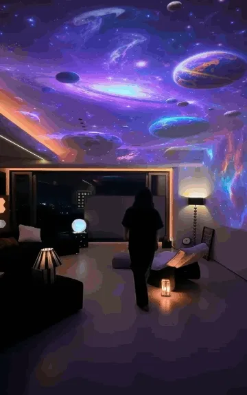 Smart Holographic Star & Ocean 5D Projector