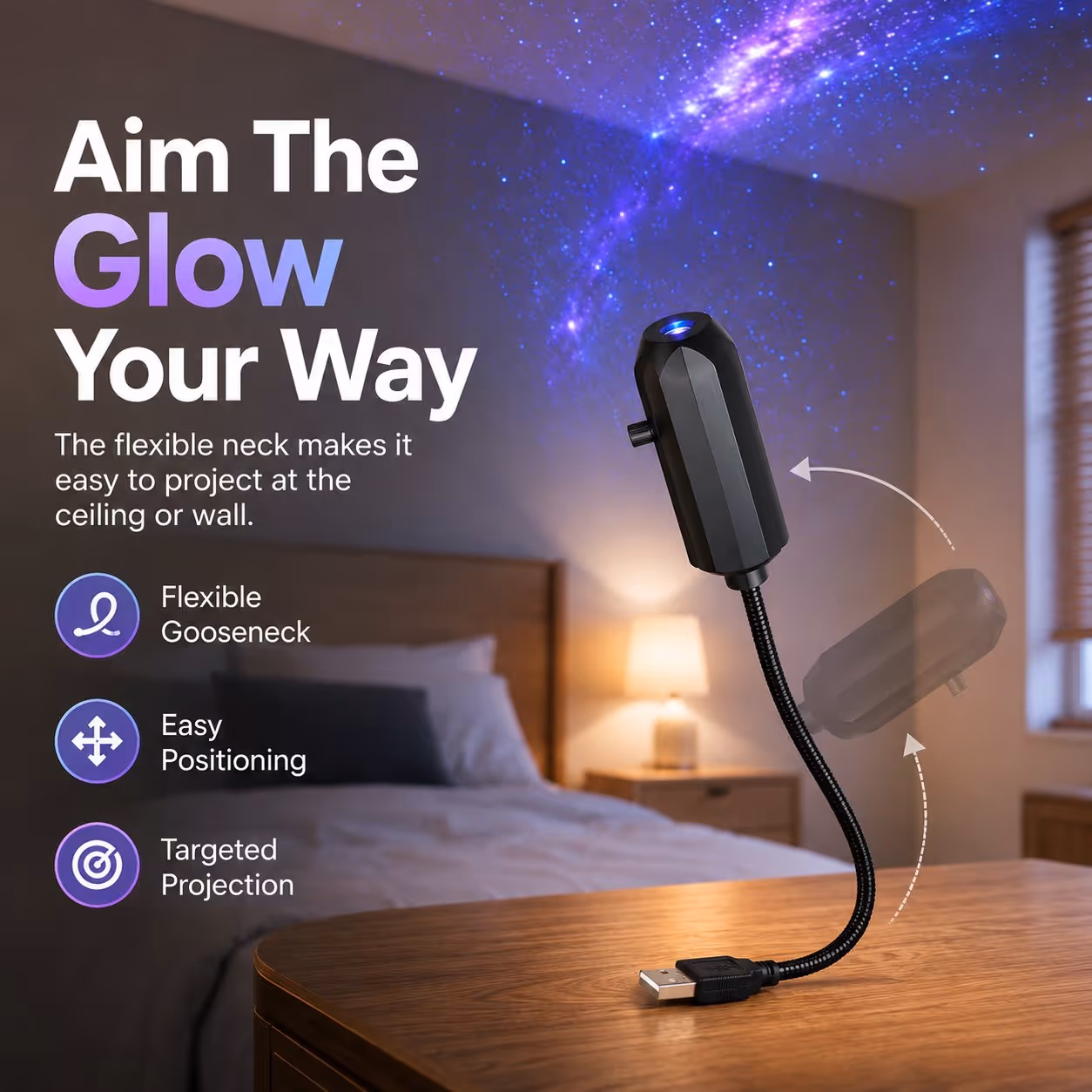 Smart Holographic Star & Ocean 5D Projector